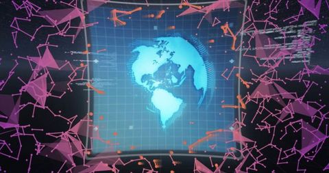 Global Data Network with Abstract Digital Connections