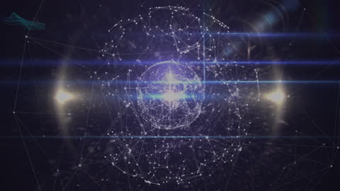 Futuristic Digital Globe with Global Network Connections