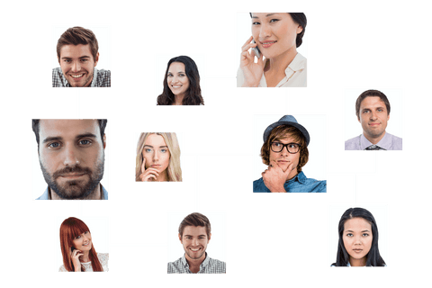 Transparent Human Network Connection on Clear Background - Download Free Stock Videos Pikwizard.com