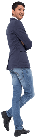 Confident Businessman in Jeans with Transparent Background - Download Free Stock Videos Pikwizard.com