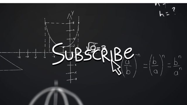 Perfect for online educational platforms, math tutorial channels, or tech blogs. Useful to indicate subscription notifications in educational content, especially related to mathematics or technology. Engaging for audiences interested in academic or educational videos or resources.