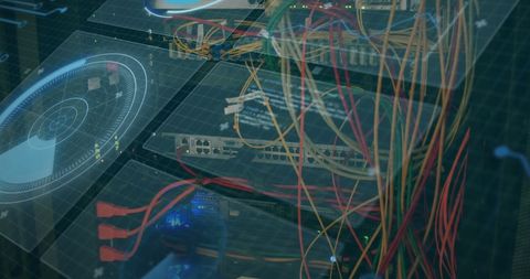 High-Tech Network Interface with Advanced Data Visualization - Download Free Stock Images Pikwizard.com