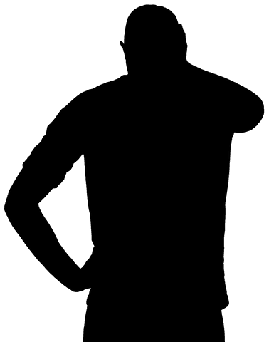 this digital illustration features the silhouette of a man against a transparent background, making it versatile for layering in design projects. ideal for lifestyle and communication materials, this vector image can enhance marketing content, websites, and promotional graphics by adding a human element or as a standalone design accent.