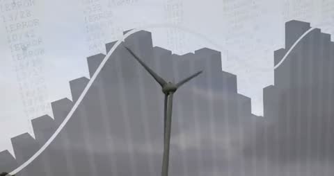 Wind Turbine Blending with Data Visualization and Chart Trends