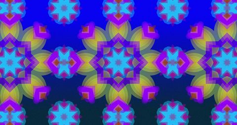 Hypnotic Geometric Kaleidoscope Pattern in Dynamic Motion - Download Free Stock Images Pikwizard.com