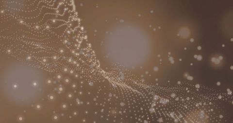 Abstract Particle Network with Glowing Bokeh Lights - Download Free Stock Images Pikwizard.com
