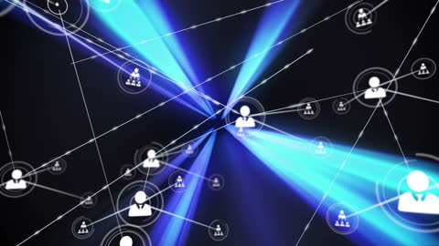 Dynamic Network and Data Connection Visualization in Motion