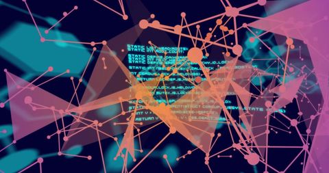Abstract Digital Network with Circuit Overlay - Download Free Stock Images Pikwizard.com
