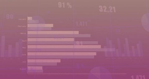 Colorful Data Visualization with Bar Graphs and Statistics Overlay - Download Free Stock Images Pikwizard.com