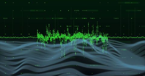 Digital Data Stream and Holographic Analysis Visualization - Download Free Stock Images Pikwizard.com