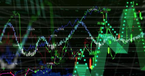 dynamic blockchain data chart with financial trends background - Download Free Stock Images Pikwizard.com