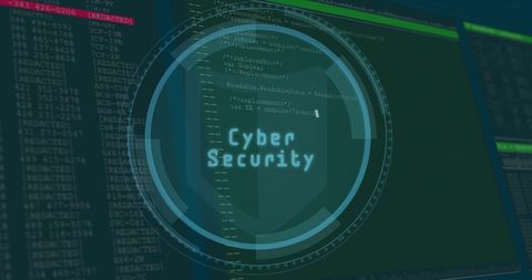 Cyber Security in Data Processing with Digital Padlock Overlay - Download Free Stock Images Pikwizard.com
