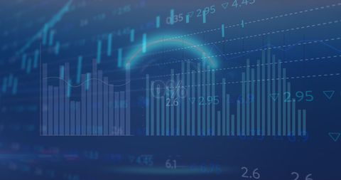 Digital Financial Analytics with Zero Percent Concept - Download Free Stock Images Pikwizard.com
