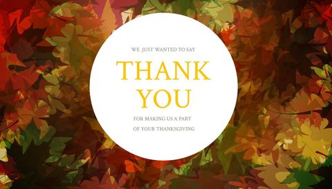 Thanksgiving Message with Autumn Leaves Background - Download Free Stock Templates Pikwizard.com