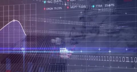 Digital Data Overlay with Cloudback - Download Free Stock Images Pikwizard.com