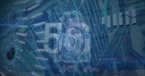 technological overlap: data, server, and digital processing - Download Free Stock Images Pikwizard.com