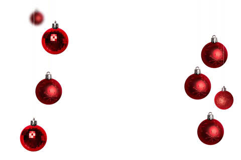 Red Christmas Ornaments on Transparent Background for Festive Decoration - Download Free Stock Videos Pikwizard.com