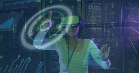 Virtual Reality Interaction in Modern Data Center Technology
