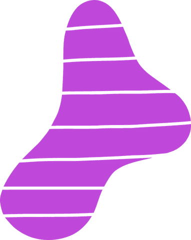 abstract transparent pink blob with purple stripes - Download Free Stock Videos Pikwizard.com