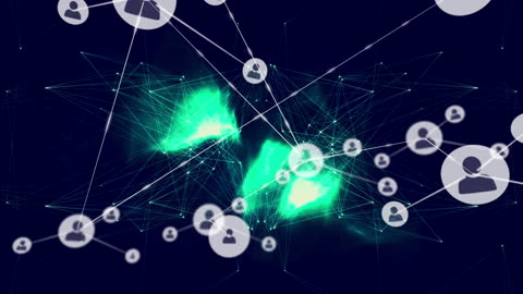 Digital Network of Human Connections and Nodes