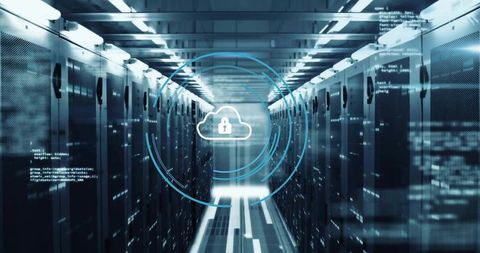Secure cloud networking in data center corridor