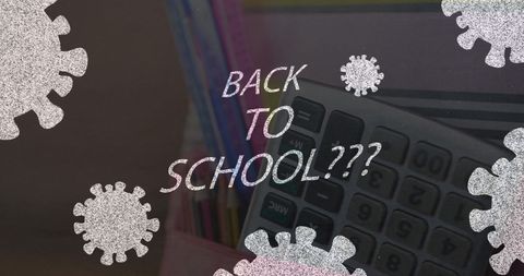 Back to school uncertainty during covid-19 pandemic concept art