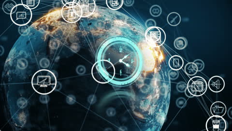 Digital Connectivity and Time on Global Scale