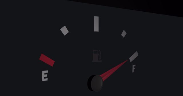 Car Fuel Gauge Showing Full Tank Level - Download Free Stock Images Pikwizard.com