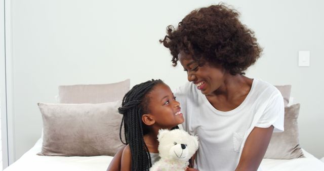 Happy African American Mother and Daughter Sharing Special Moment - Download Free Stock Images Pikwizard.com