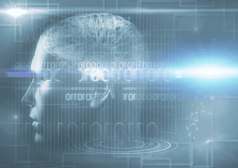 transparent digital brain with binary code art - Download Free Stock Videos Pikwizard.com