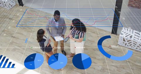 Business Team Analyzing Financial Graphs and Statistics in Modern Office - Download Free Stock Images Pikwizard.com