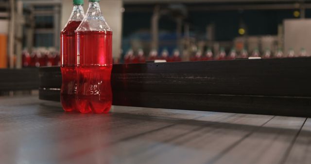 Soft Drink Bottles on Conveyor Belt in Beverage Factory - Download Free Stock Images Pikwizard.com