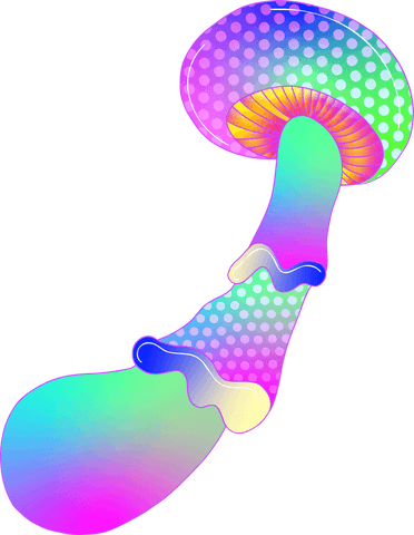 futuristic neon gradient jelly-like shape with dotted cap on transparent - Download Free Stock Videos Pikwizard.com