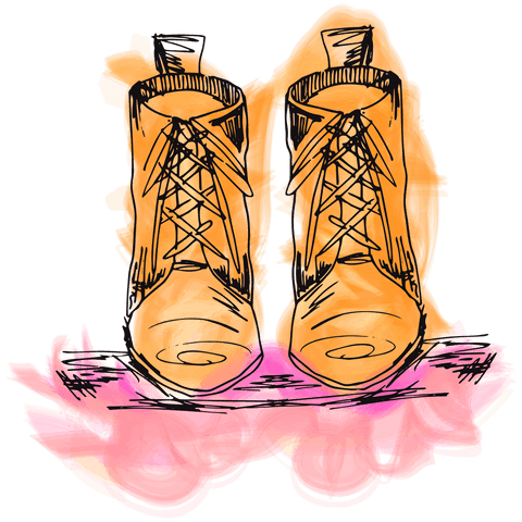 trendy illustrated boots on transparent background for fashion concept - Download Free Stock Videos Pikwizard.com