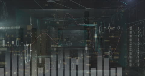 Visualizing Data Processing Overlaid on Urban Landscape