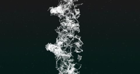 3D Spinning DNA Strand on Dark Background - Download Free Stock Images Pikwizard.com