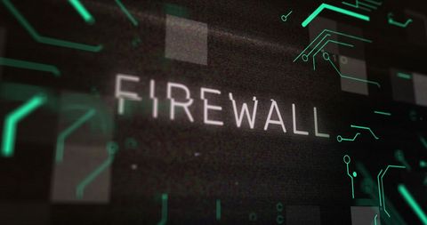 Digital Firewall with Cybersecurity Conceptual Art - Download Free Stock Images Pikwizard.com