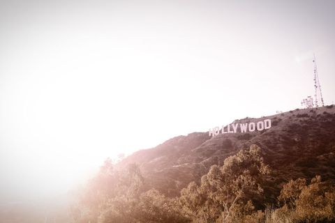 Iconic Hollywood Sign on Sunlit Hill