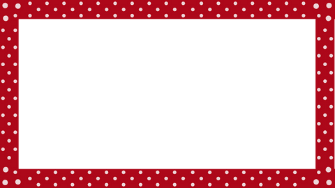 Elegant Red Polka Dot Frame with Muted Teal Center Transparent Backdrop - Download Free Stock Videos Pikwizard.com