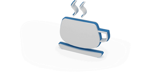 3d transparent coffee cup with steam rising - Download Free Stock Videos Pikwizard.com