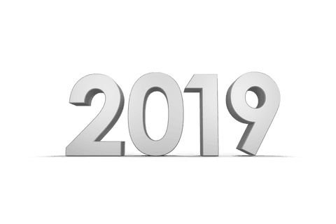 3D Text Illustration of 2019 on Transparent Background - Download Free Stock Videos Pikwizard.com
