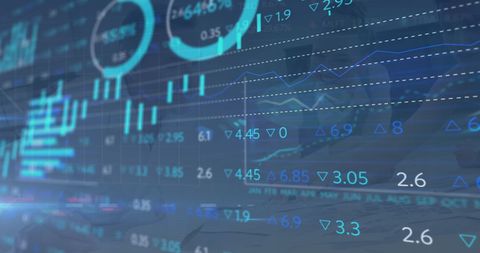 Interactive Stock Market Visualization in Office Setting - Download Free Stock Images Pikwizard.com