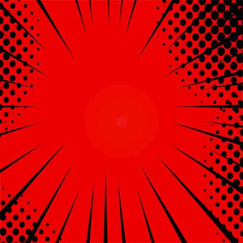 cartoon superhero explosion in red with transparent background - Download Free Stock Videos Pikwizard.com