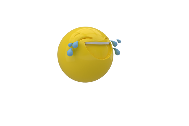 Transparent Three Dimensional Laughing Emoji Icon with Tears - Download Free Stock Videos Pikwizard.com