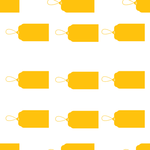 Yellow Tags Repeating Pattern on Transparent Background for Design - Download Free Stock Videos Pikwizard.com