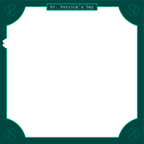 st. patrick's day green white dotted frame with transparent background - Download Free Stock Videos Pikwizard.com