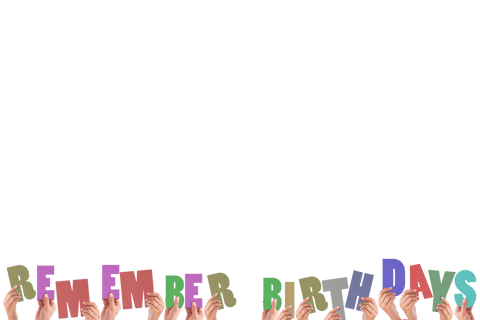 hands holding birthday signs on transparent background - Download Free Stock Videos Pikwizard.com