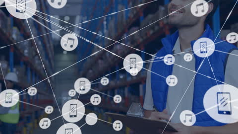 Digital Connections in Warehouse Setting with Diverse Workers