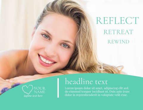 Serene Woman Relaxing and Exuding Calmness with Vibrant Smile - Download Free Stock Templates Pikwizard.com