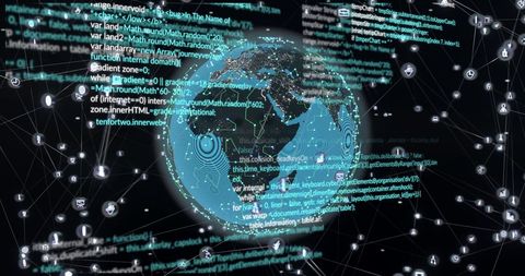Global Data Processing and Digital Connections Concept - Download Free Stock Images Pikwizard.com